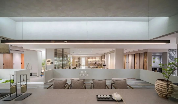 pp电子游戏陶瓷大板客厅装修效果图